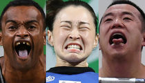 Olympic Weightlifters -- Raising the Bar on Funny Facial Expressions